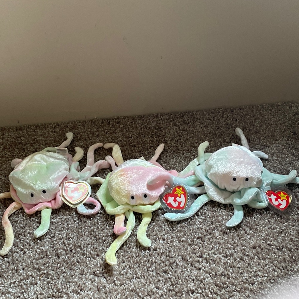Beanie babies 1999 goochy origional octopus